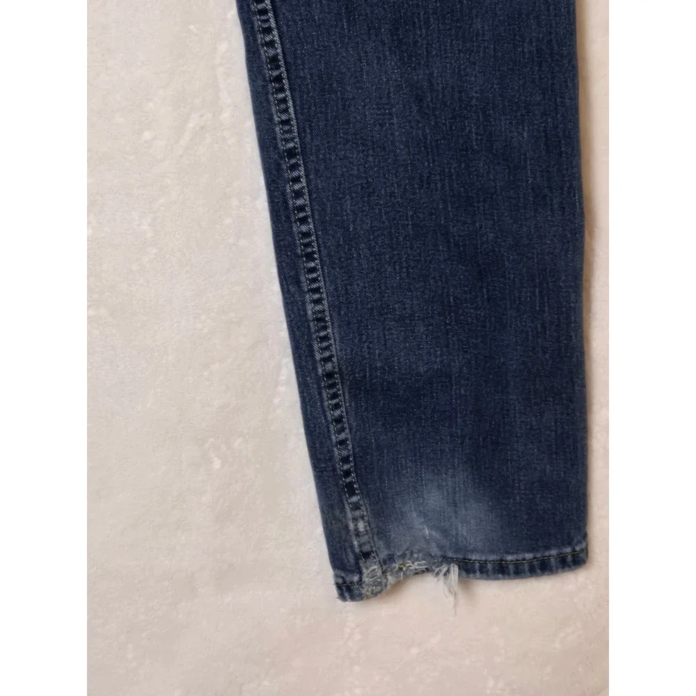Levis 505 Regular Fit Jeans Mens 34x32 Blue Straight Leg Denim Pants 00505-1460